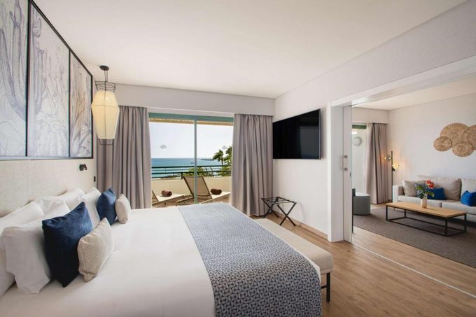 Dreams Lanzarote Playa Dorada Resort pool area — all-inclusive beachfront hotel Playa Blanca Lanzarote