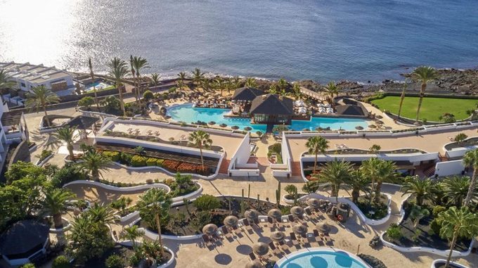 Secrets Lanzarote Resort and Spa infinity pool — adults-only luxury hotel in Puerto Calero Lanzarote